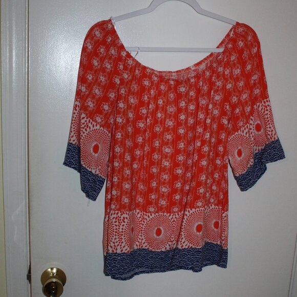 Bobeau Peasant Blouse - Picture 1 of 2